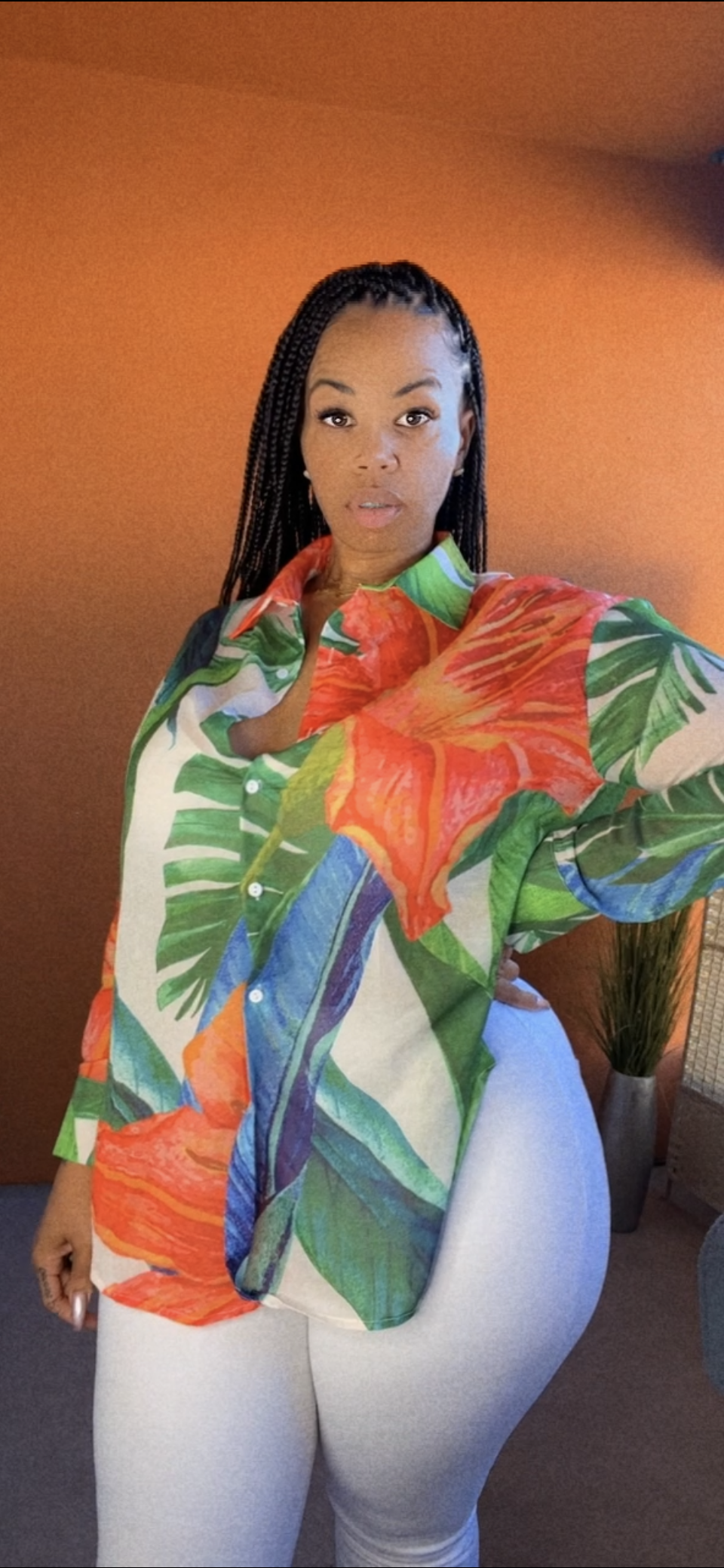 “Tropical Topic” Blouse